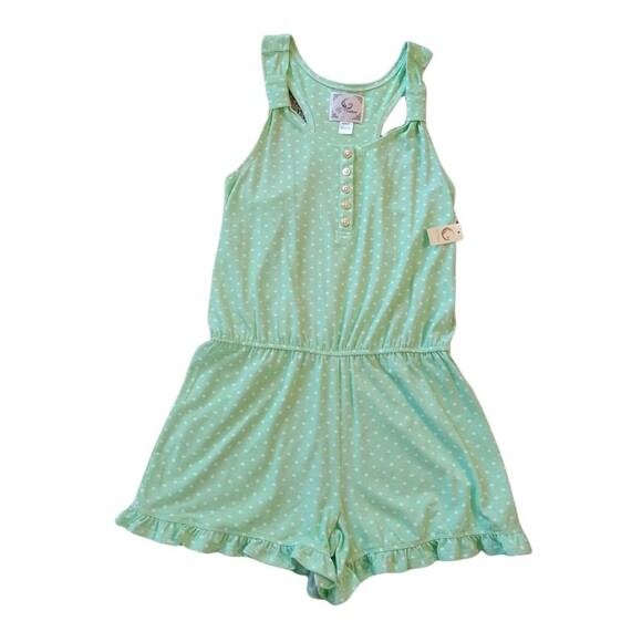 NWT PJ Couture Polka Dot Romper - Picture 3 of 8